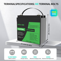 DATOUBOSS Rechargeable Lifepo4 Batteries Voltage Converters Inverter