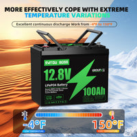 DATOUBOSS Rechargeable Lifepo4 Batteries Voltage Converters Inverter